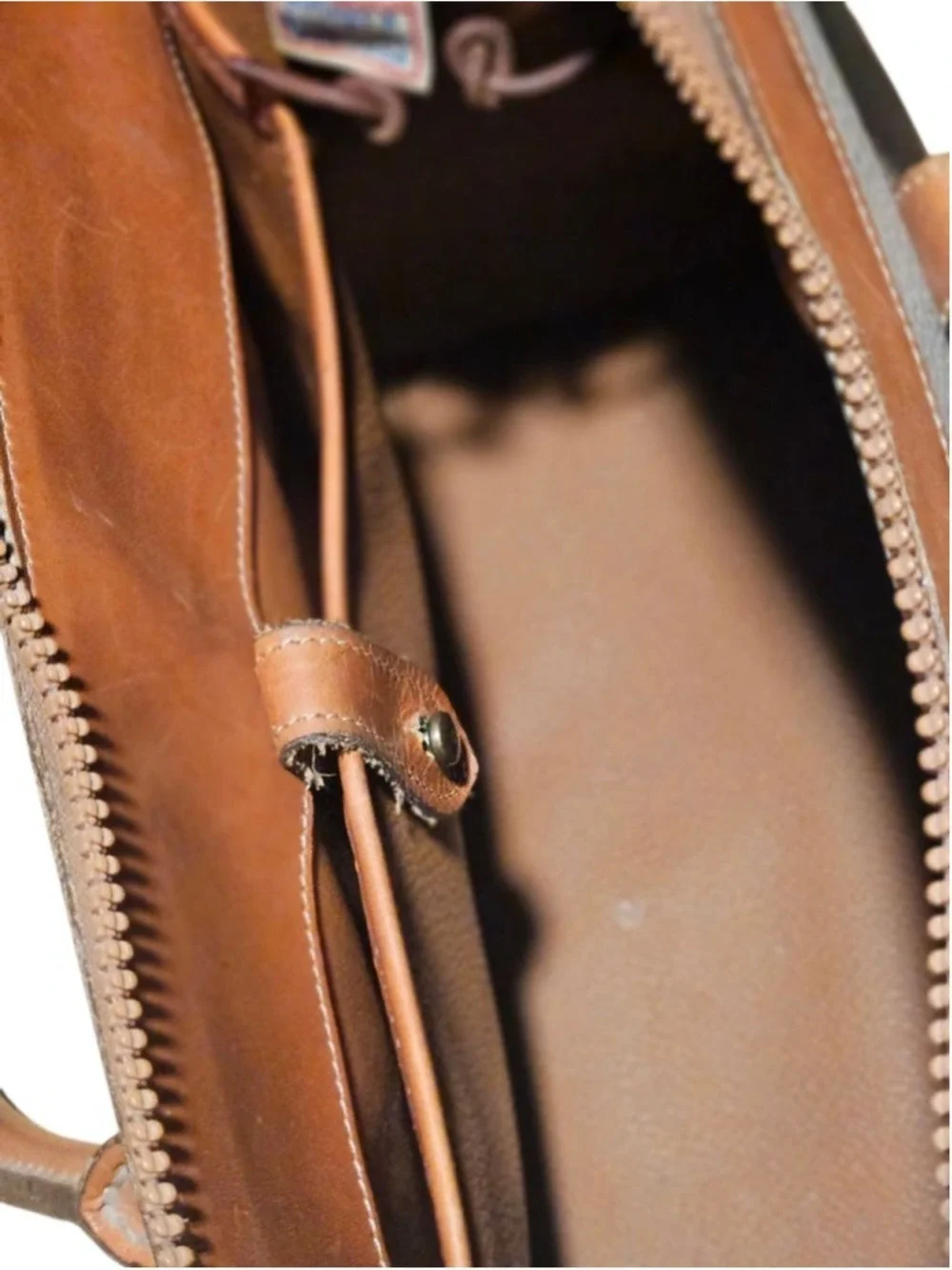 Vintage Dooney & Bourke Satchel One Size Brown & Beige